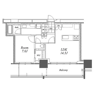 グランドメゾンThe池下ガーデンタワー【23階】の間取り