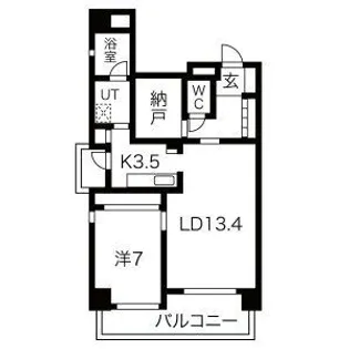 愛知県名古屋市東区新出来2【マンション】の間取り