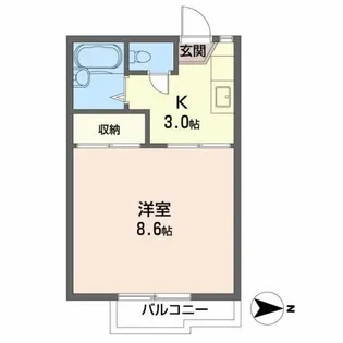 K’s COM【2階】の間取り