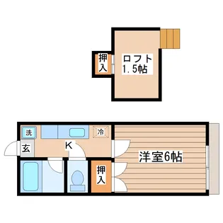 アーバンシティ長命ヶ丘【2階】の間取り