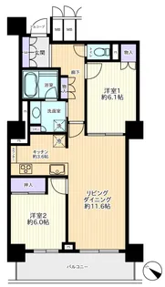 日暮里アインスタワー【13階】の間取り