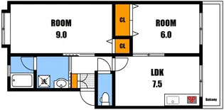 田中マンション【3階】の間取り