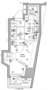 シーフォルム白金高輪 SYFORME SHIROKANE TAKANA【6階】の間取り