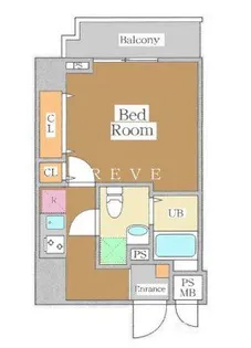 ドルチェヴィータ浅草橋【12階】の間取り