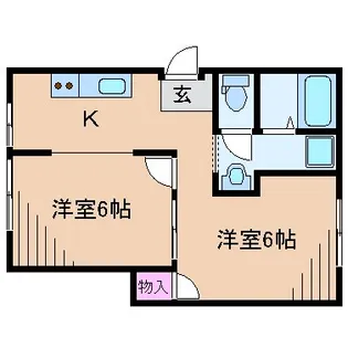 神奈川県横浜市港北区菊名6【マンション】の間取り