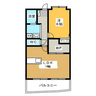 秋桜館・西原【1階】の間取り