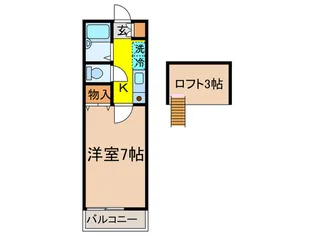 ラ・ムラージャ【2階】の間取り