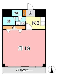 フォーバス I【4階】の間取り