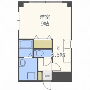 トミイビルNo.18【7階】の間取り