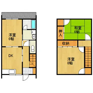 maison HONKAWA【1階】の間取り