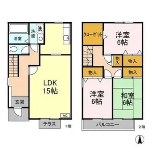 ロイヤルガーデン弐番館の間取り