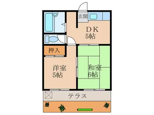 ロイヤルコーポZEN【1階】の間取り