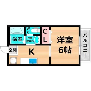 イーストシティ【2階】の間取り