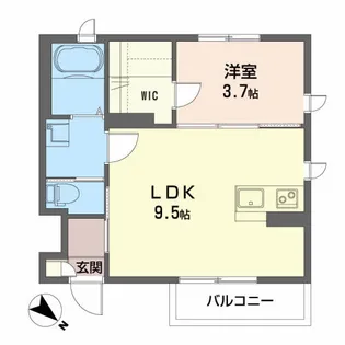 シャーメゾンアヴニール【1階】の間取り