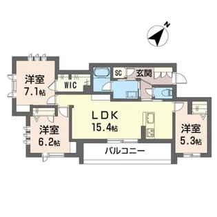フェアリーステージ【2階】の間取り