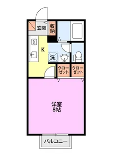 ジェイナス【1階】の間取り