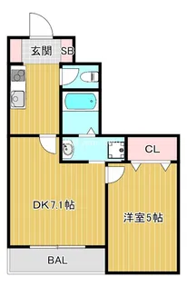 KYOBASHI2723【4階】の間取り
