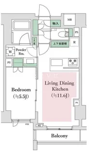 オープンレジデンシア神楽坂若宮町の間取り