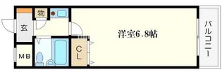 シティアリーナ阿波座西【4階】の間取り