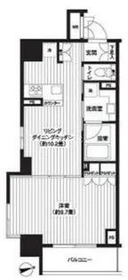 レジディア新御徒町【9階】の間取り