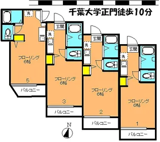 サンコート緑【1階】の間取り