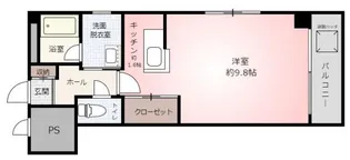 THE HOUSE ODORI【6階】の間取り