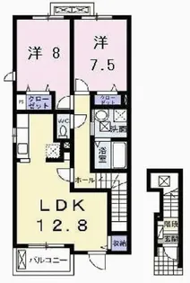 カーサフェリーチェ II【2階】の間取り