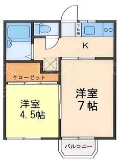 ラ・コスタ【2階】の間取り