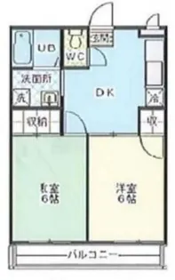 ランドフォレスト岩槻【3階】の間取り