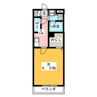 アーバンライフ名駅ウエスト【2階】の間取り