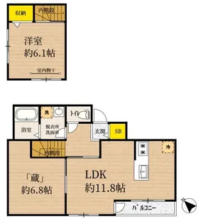 ソレイユ練馬高野台【1階】の間取り
