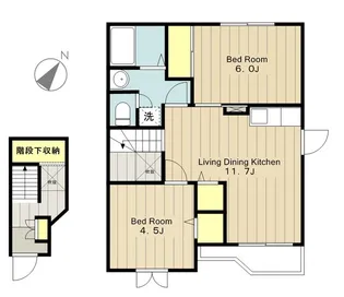 フォレスタ【2階】の間取り