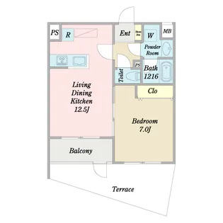 VIVRE【1階】の間取り