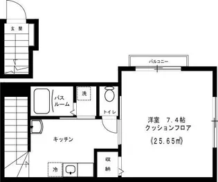 アールズコートII棟【2階】の間取り