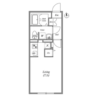 GRAN PASEO茗荷谷【3階】の間取り