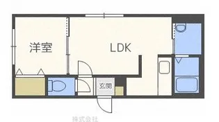 City force月寒【2階】の間取り