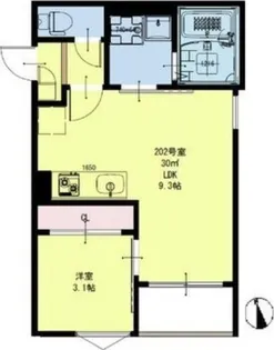 REGALEST八乙女【2階】の間取り