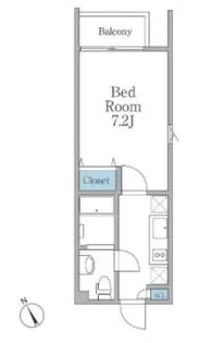 LAPiS恵比寿II ラピス恵比寿2【3階】の間取り