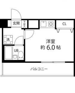 ティーズ ガーデン梶ヶ谷【6階】の間取り