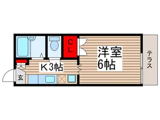 ヴェルドミール【1階】の間取り