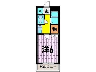 アルムコーポ2号館【1階】の間取り