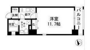 TINO汐留【5階】の間取り