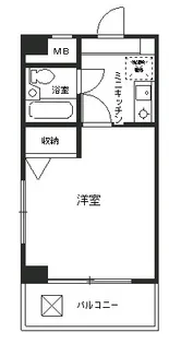 シャルム白楽【2階】の間取り