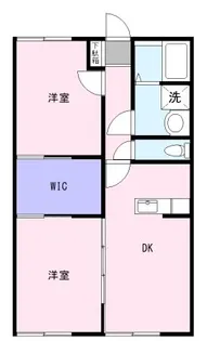 グランハイムくりはらA【2階】の間取り