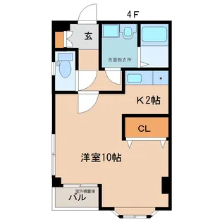 Residence For Ever【4階】の間取り