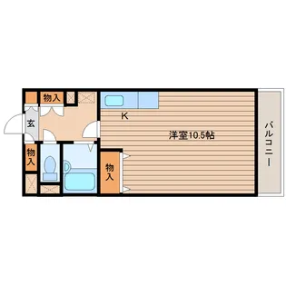 上杉ライトハウスビルディング【3階】の間取り