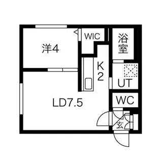 Crea Maison発寒南East【2階】の間取り