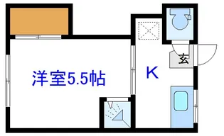 陽光荘【1階】の間取り