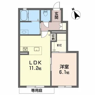 フェリシード さおの森【1階】の間取り