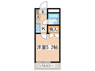 ジュネパレス多摩第1【3階】の間取り